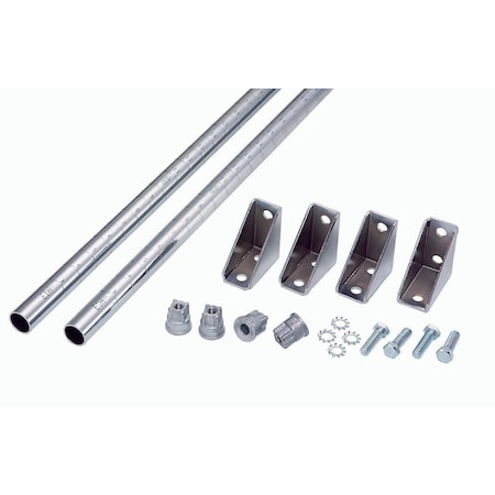 Global Industrial Wall Mounting Post Kit 14 High - Double 188CP48